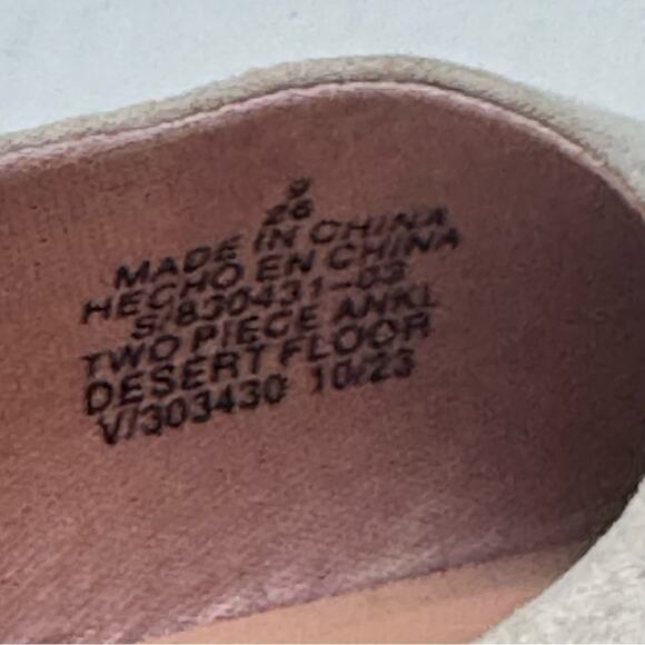 Old Navy Women's Desert Floor Pointed Toe Ankle Strap ballet Flats Sz 9 NWT - Picture 6 of 6